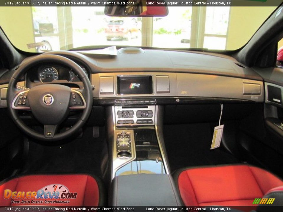 2012 Jaguar XF XFR Italian Racing Red Metallic / Warm Charcoal/Red Zone Photo #3