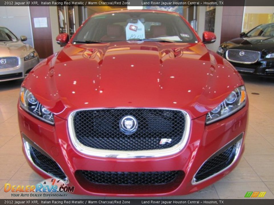 2012 Jaguar XF XFR Italian Racing Red Metallic / Warm Charcoal/Red Zone Photo #5