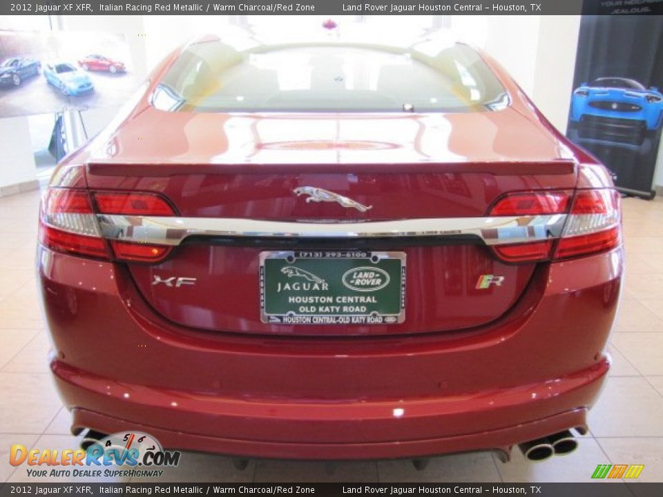 2012 Jaguar XF XFR Italian Racing Red Metallic / Warm Charcoal/Red Zone Photo #9