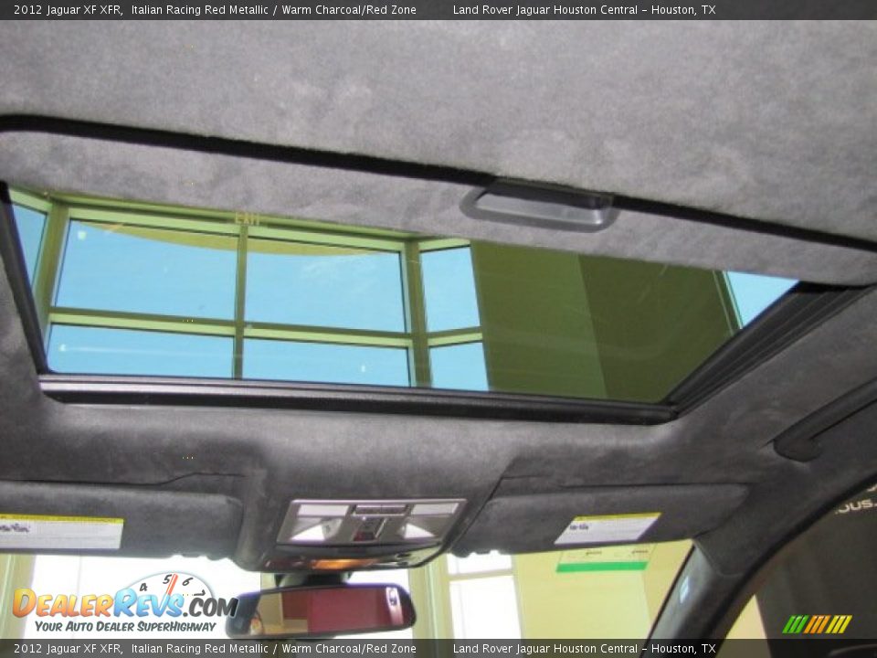 2012 Jaguar XF XFR Italian Racing Red Metallic / Warm Charcoal/Red Zone Photo #14