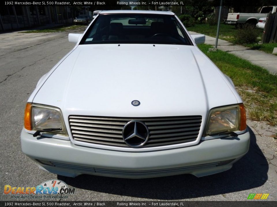 Arctic White 1992 Mercedes-Benz SL 500 Roadster Photo #29