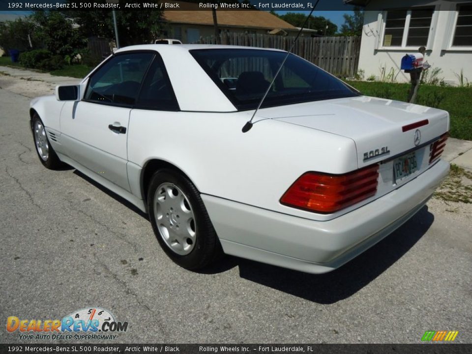 Arctic White 1992 Mercedes-Benz SL 500 Roadster Photo #31