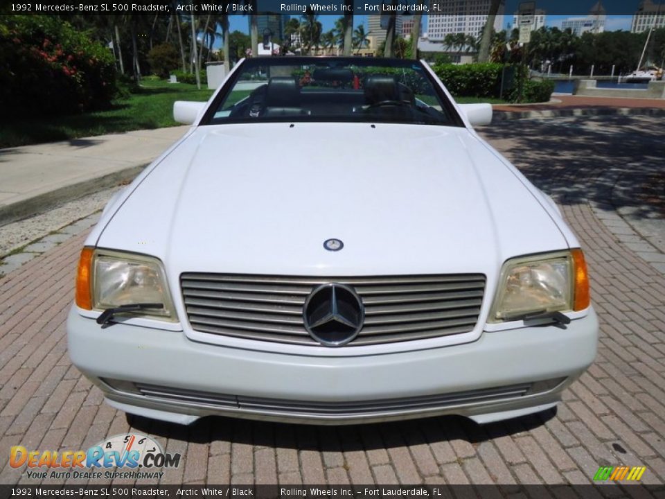 Arctic White 1992 Mercedes-Benz SL 500 Roadster Photo #32