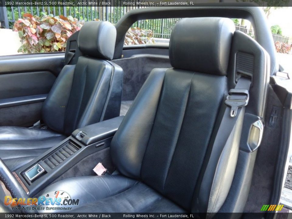 Front Seat of 1992 Mercedes-Benz SL 500 Roadster Photo #34