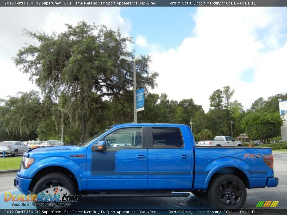 Blue Flame Metallic 2012 Ford F150 FX2 SuperCrew Photo #2
