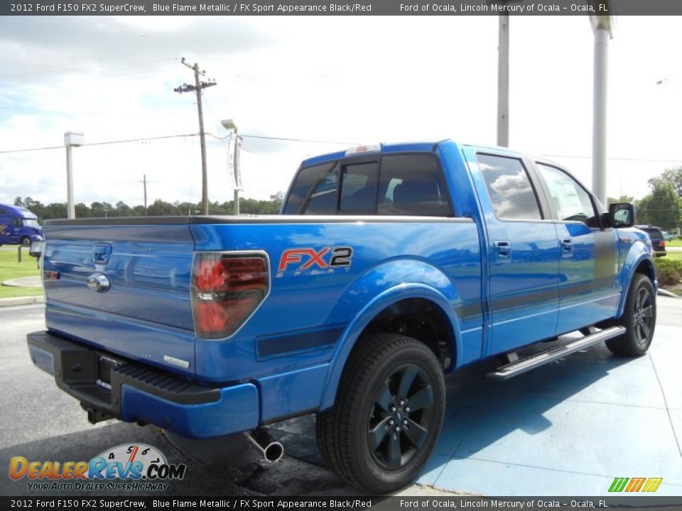 Blue Flame Metallic 2012 Ford F150 FX2 SuperCrew Photo #3