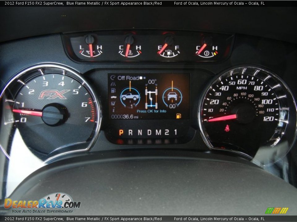 2012 Ford F150 FX2 SuperCrew Gauges Photo #8