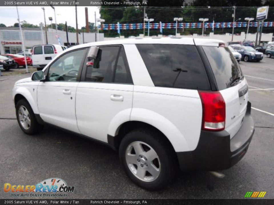 2005 Saturn VUE V6 AWD Polar White / Tan Photo #10
