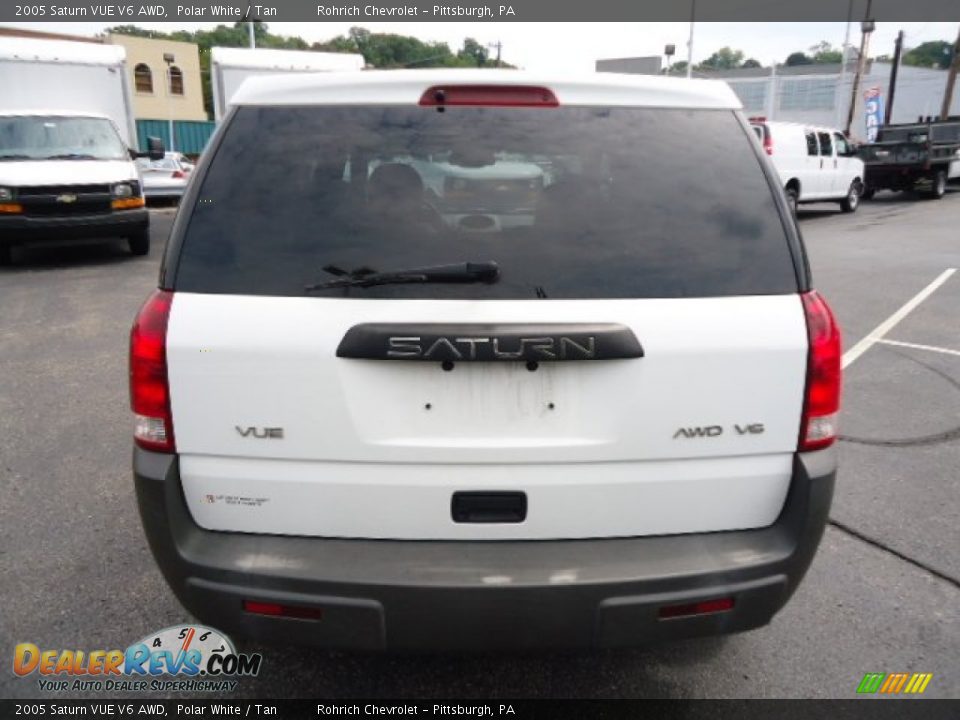 2005 Saturn VUE V6 AWD Polar White / Tan Photo #11