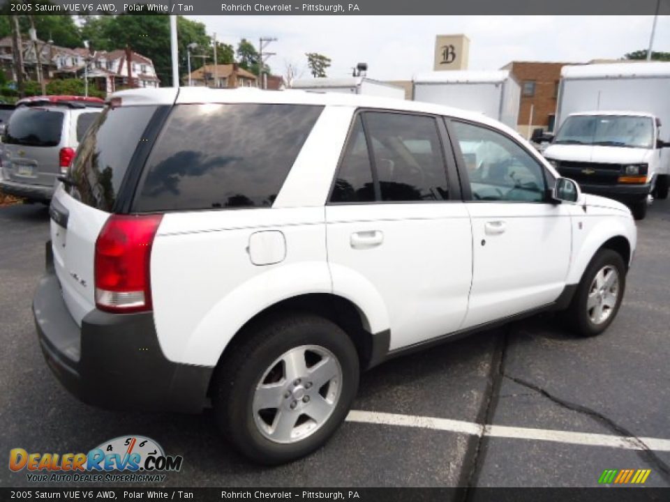 2005 Saturn VUE V6 AWD Polar White / Tan Photo #12
