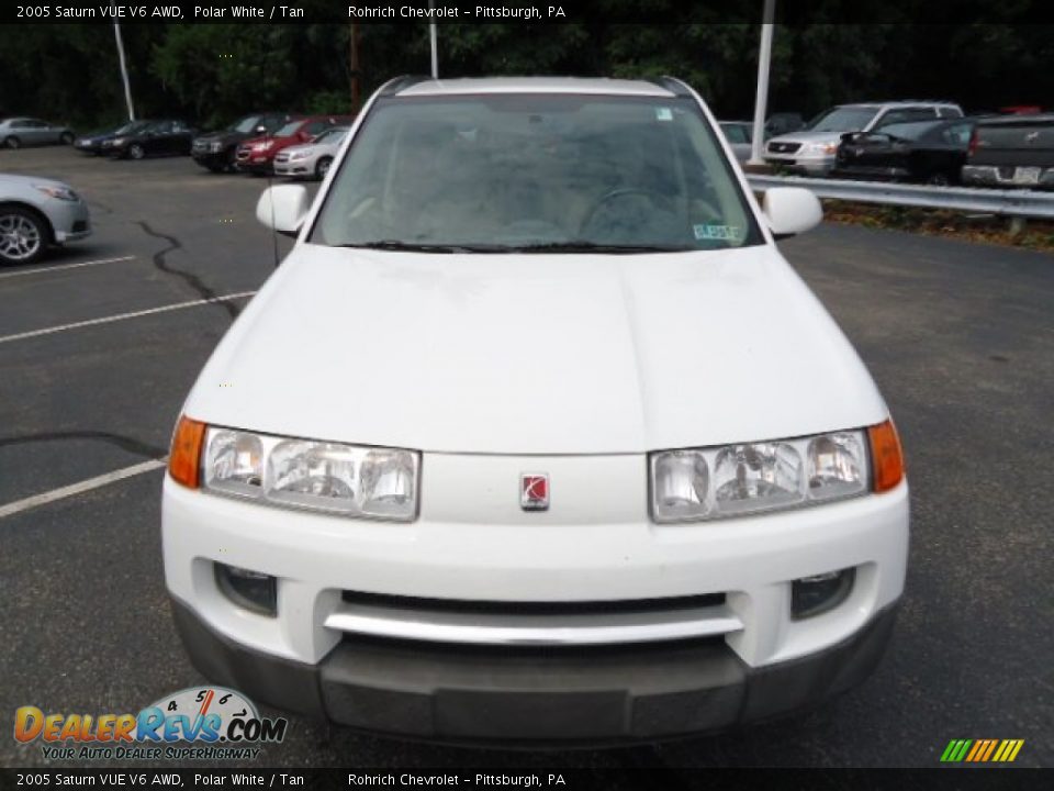 2005 Saturn VUE V6 AWD Polar White / Tan Photo #14
