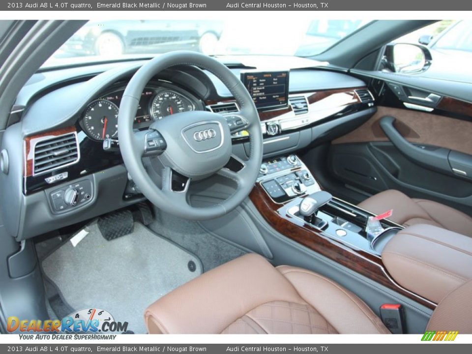 Nougat Brown Interior 2013 Audi A8 L 4 0t Quattro Photo