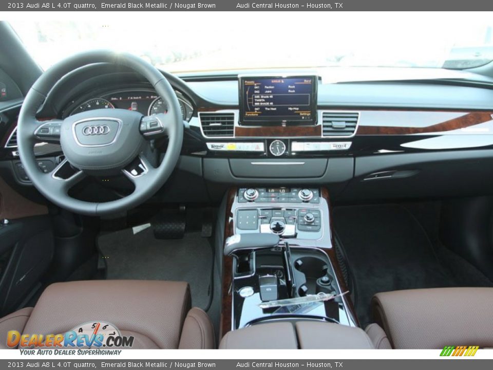 Dashboard of 2013 Audi A8 L 4.0T quattro Photo #15