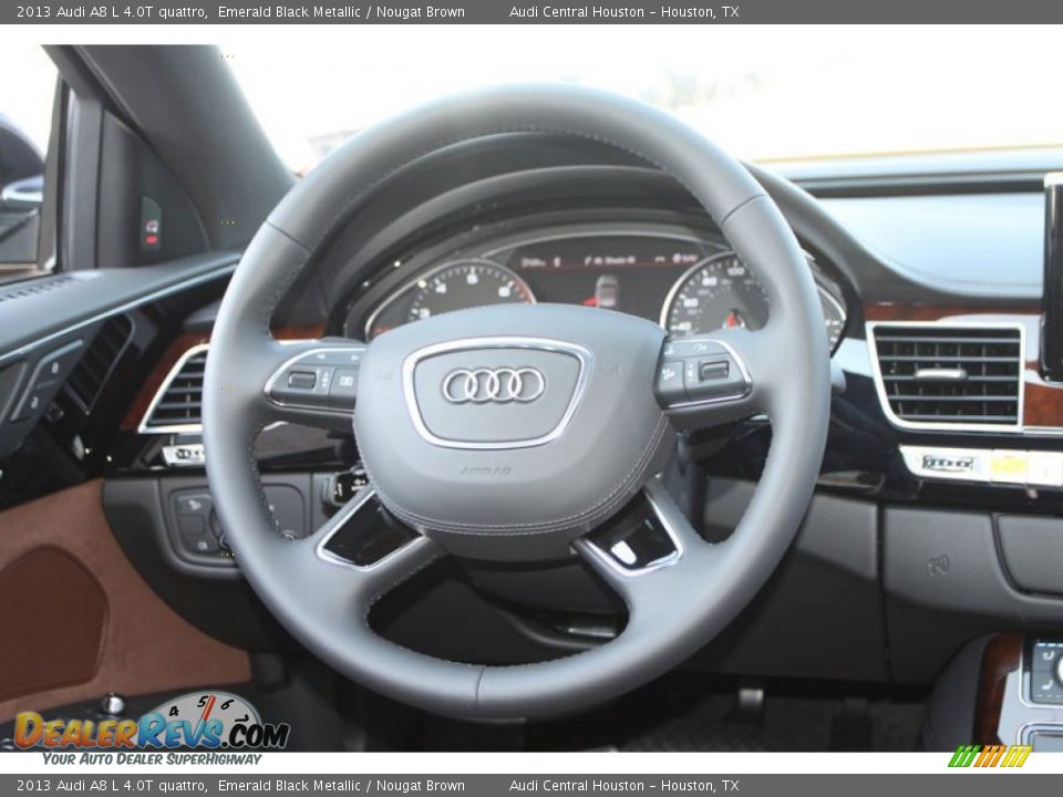 2013 Audi A8 L 4.0T quattro Steering Wheel Photo #16