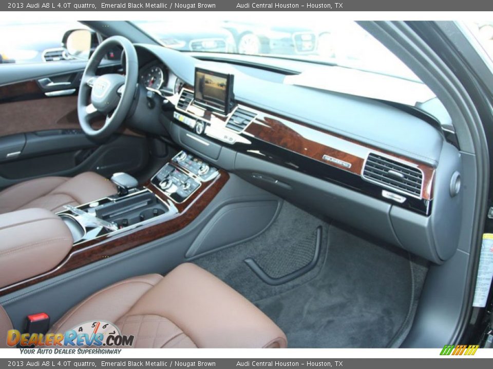 Dashboard of 2013 Audi A8 L 4.0T quattro Photo #26