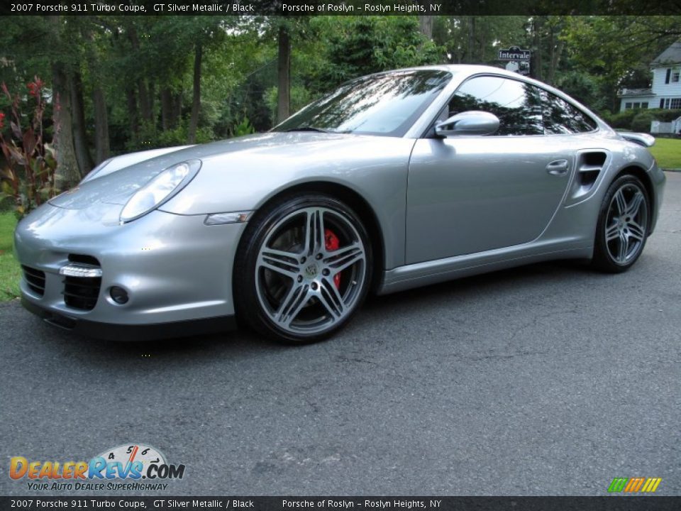 2007 Porsche 911 Turbo Coupe GT Silver Metallic / Black Photo #1