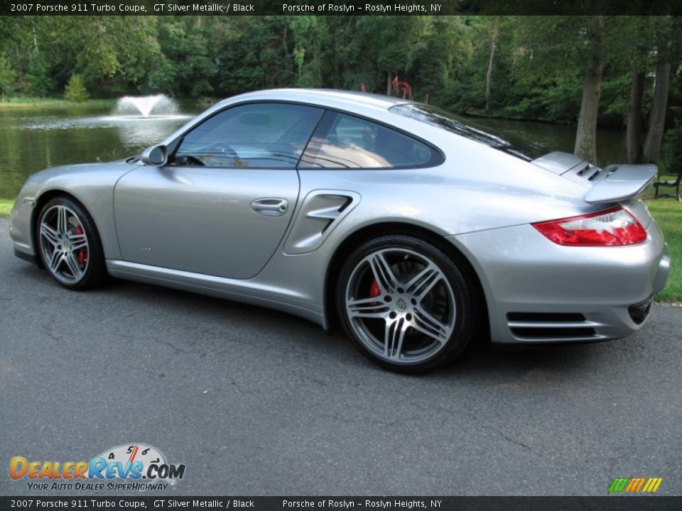 2007 Porsche 911 Turbo Coupe GT Silver Metallic / Black Photo #4