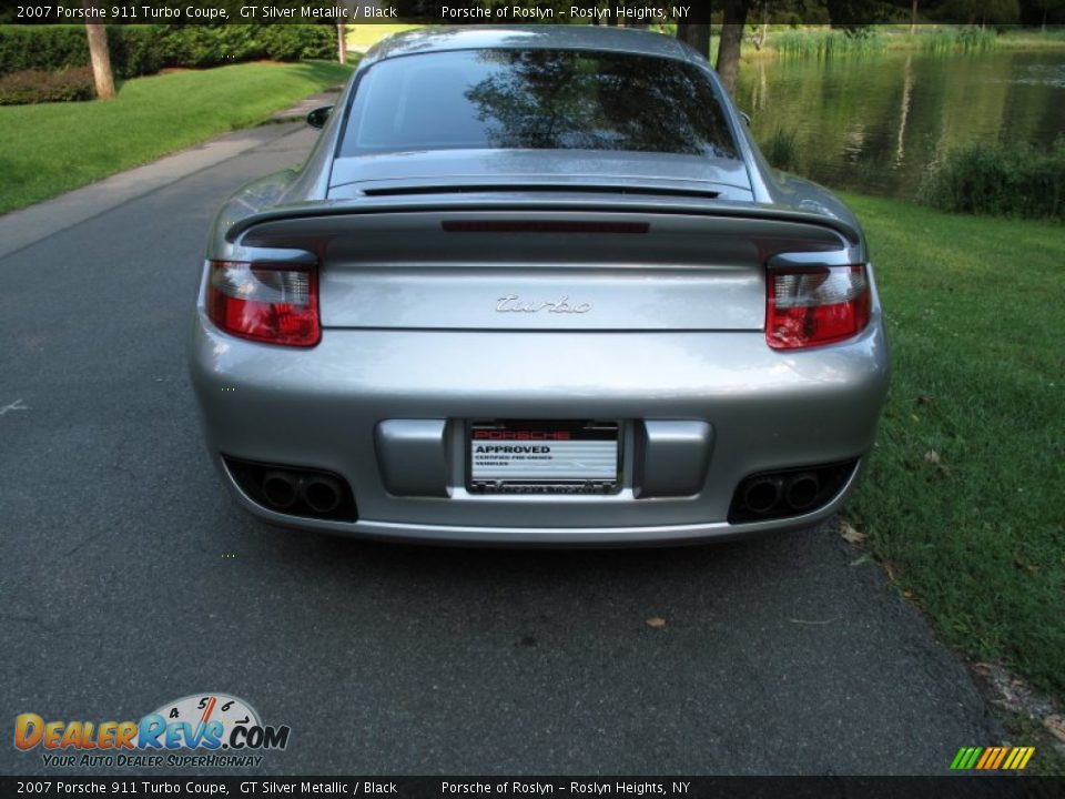 2007 Porsche 911 Turbo Coupe GT Silver Metallic / Black Photo #5