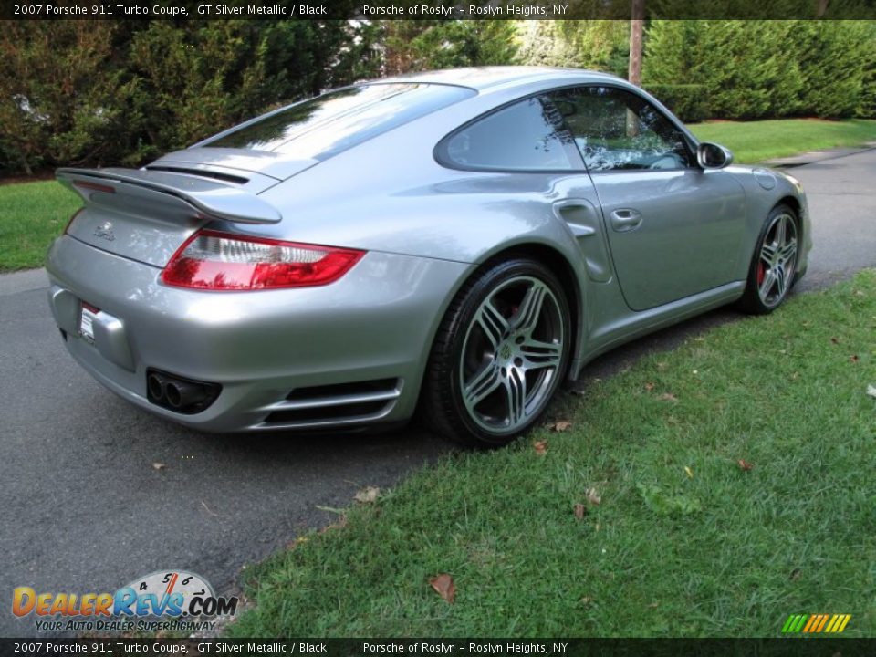 2007 Porsche 911 Turbo Coupe GT Silver Metallic / Black Photo #6