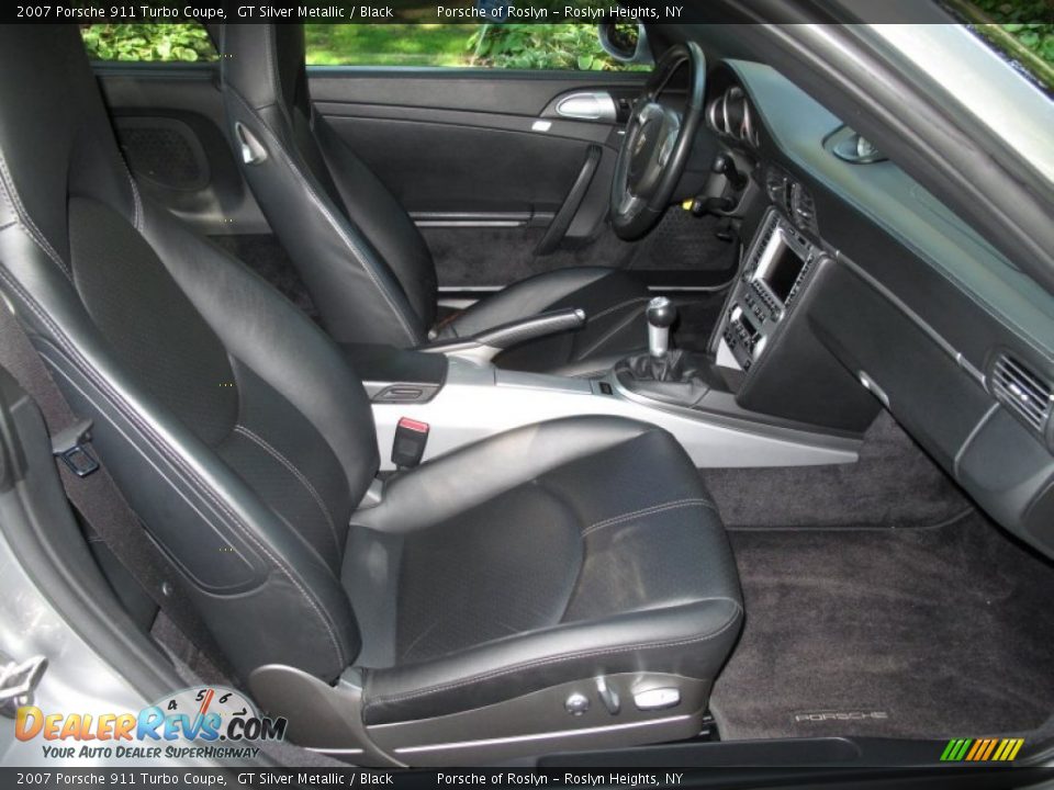 2007 Porsche 911 Turbo Coupe GT Silver Metallic / Black Photo #15