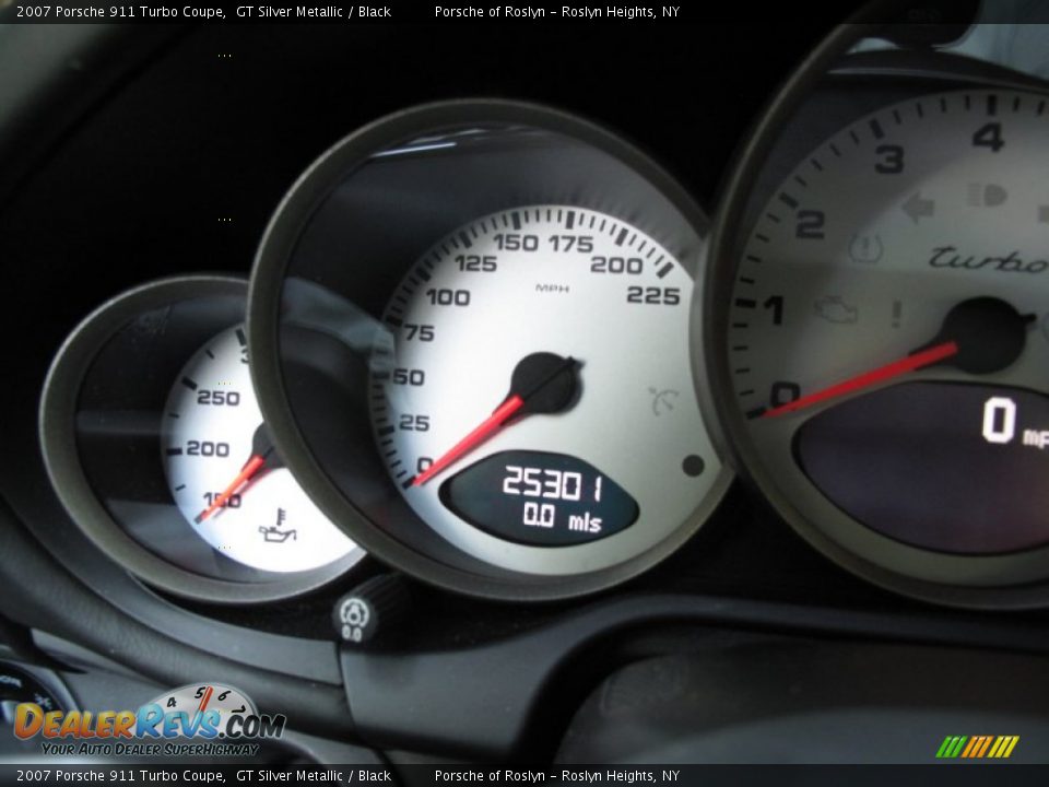 2007 Porsche 911 Turbo Coupe GT Silver Metallic / Black Photo #19
