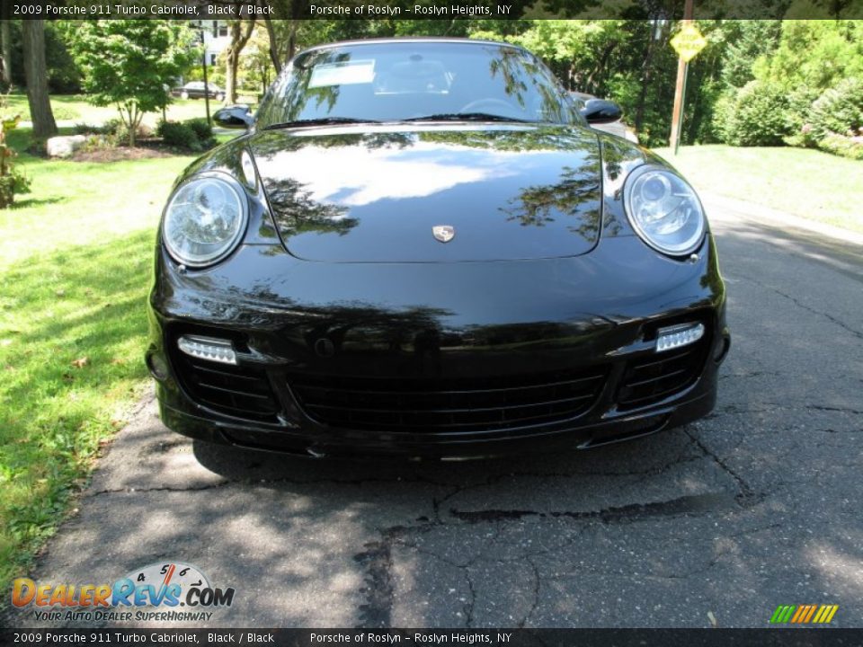 2009 Porsche 911 Turbo Cabriolet Black / Black Photo #2