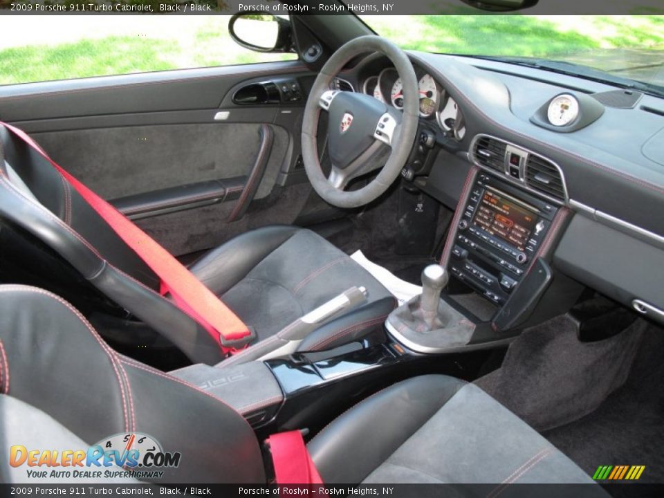 2009 Porsche 911 Turbo Cabriolet Black / Black Photo #15