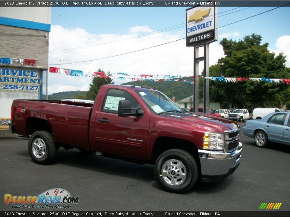 2013 Chevrolet Silverado 2500HD LT Regular Cab 4x4 Deep Ruby Metallic / Ebony Photo #1