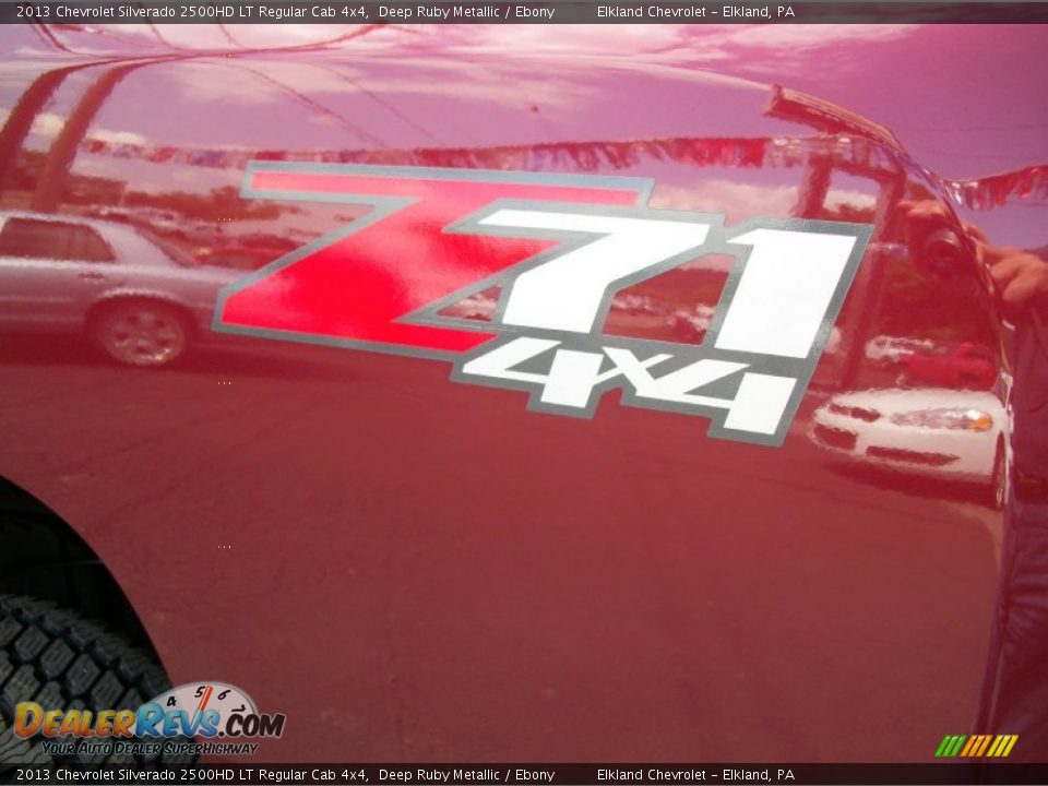 2013 Chevrolet Silverado 2500HD LT Regular Cab 4x4 Deep Ruby Metallic / Ebony Photo #7