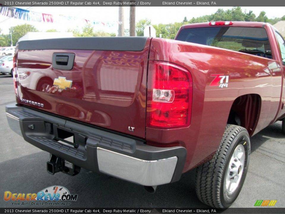 2013 Chevrolet Silverado 2500HD LT Regular Cab 4x4 Deep Ruby Metallic / Ebony Photo #9