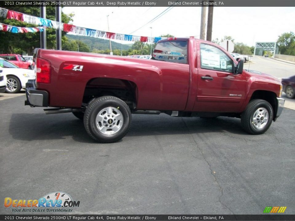 Deep Ruby Metallic 2013 Chevrolet Silverado 2500HD LT Regular Cab 4x4 Photo #11