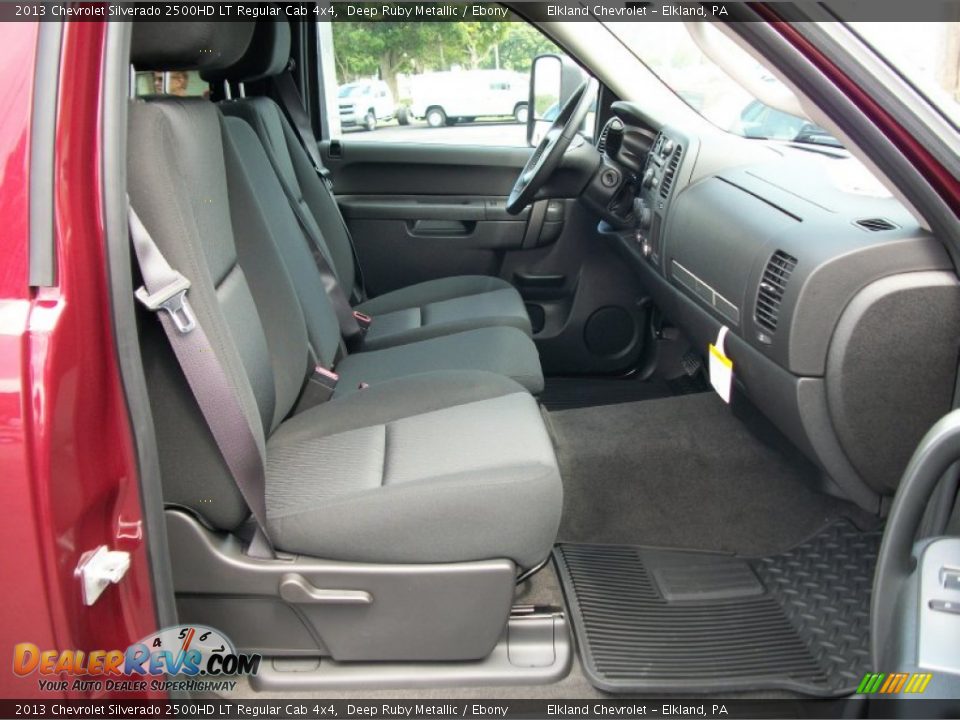 Front Seat of 2013 Chevrolet Silverado 2500HD LT Regular Cab 4x4 Photo #17