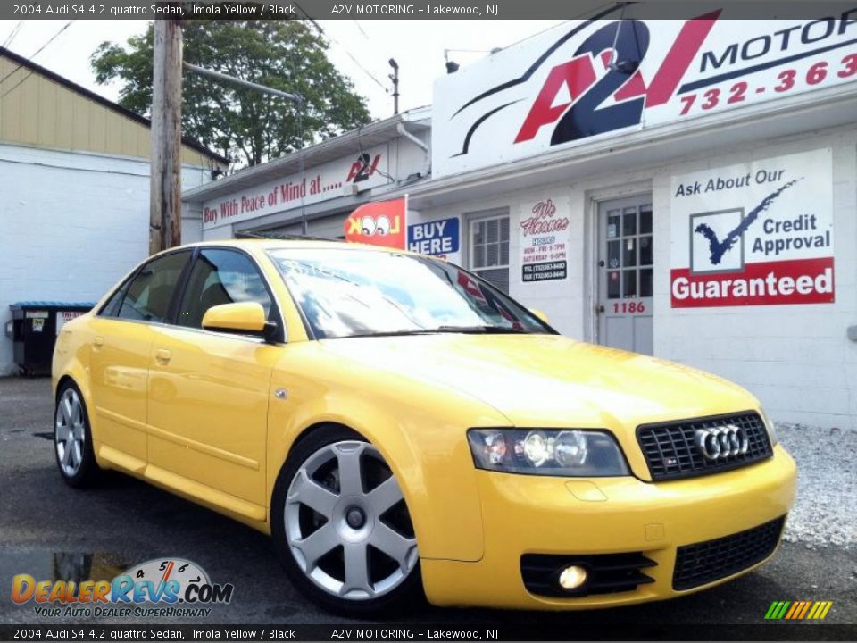 2004 Audi S4 4.2 quattro Sedan Imola Yellow / Black Photo #1