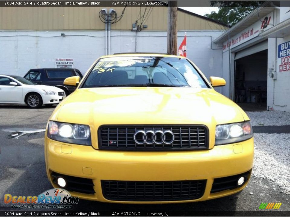 Imola Yellow 2004 Audi S4 4.2 quattro Sedan Photo #2