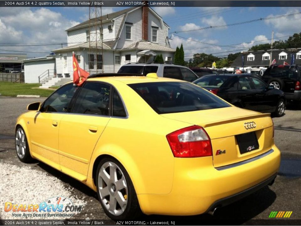 Imola Yellow 2004 Audi S4 4.2 quattro Sedan Photo #4