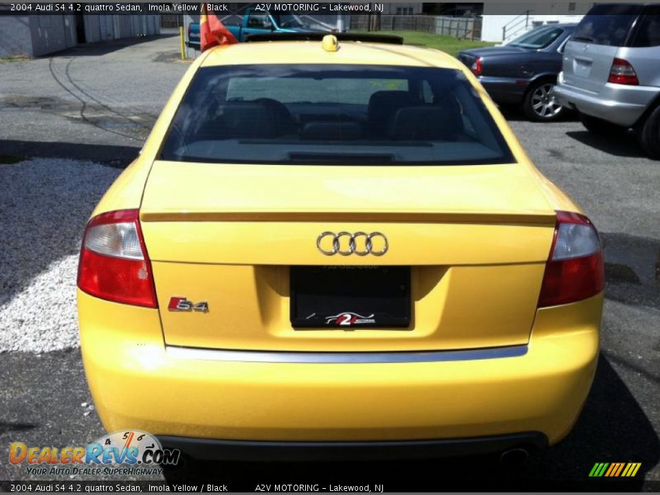 2004 Audi S4 4.2 quattro Sedan Imola Yellow / Black Photo #5