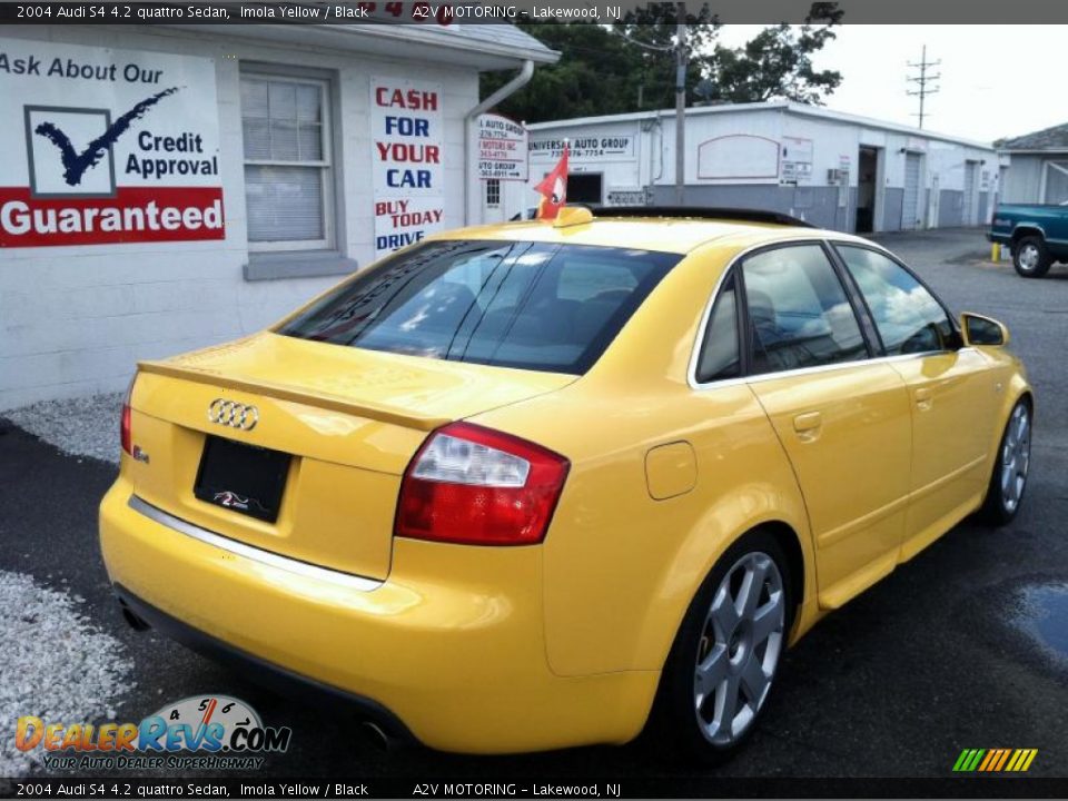 2004 Audi S4 4.2 quattro Sedan Imola Yellow / Black Photo #6