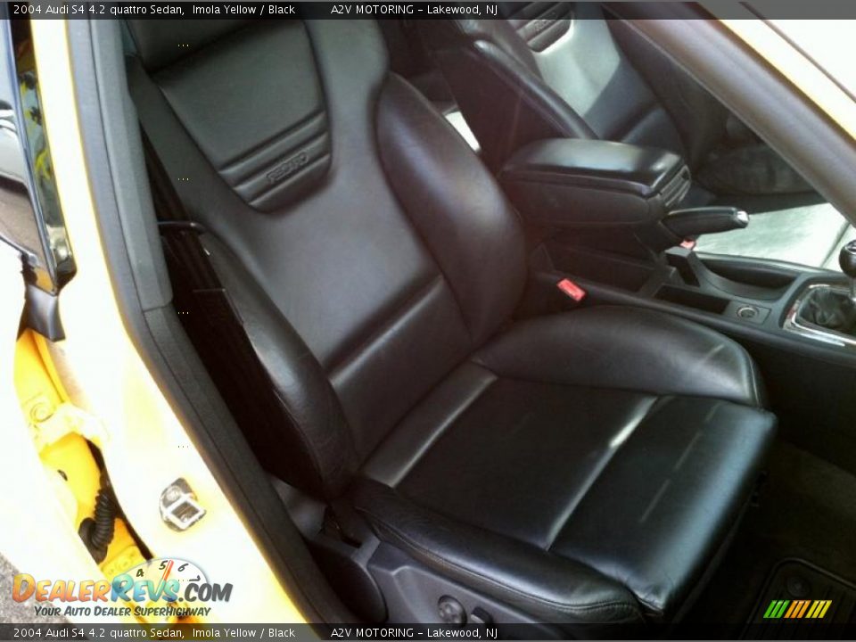 Black Interior - 2004 Audi S4 4.2 quattro Sedan Photo #22