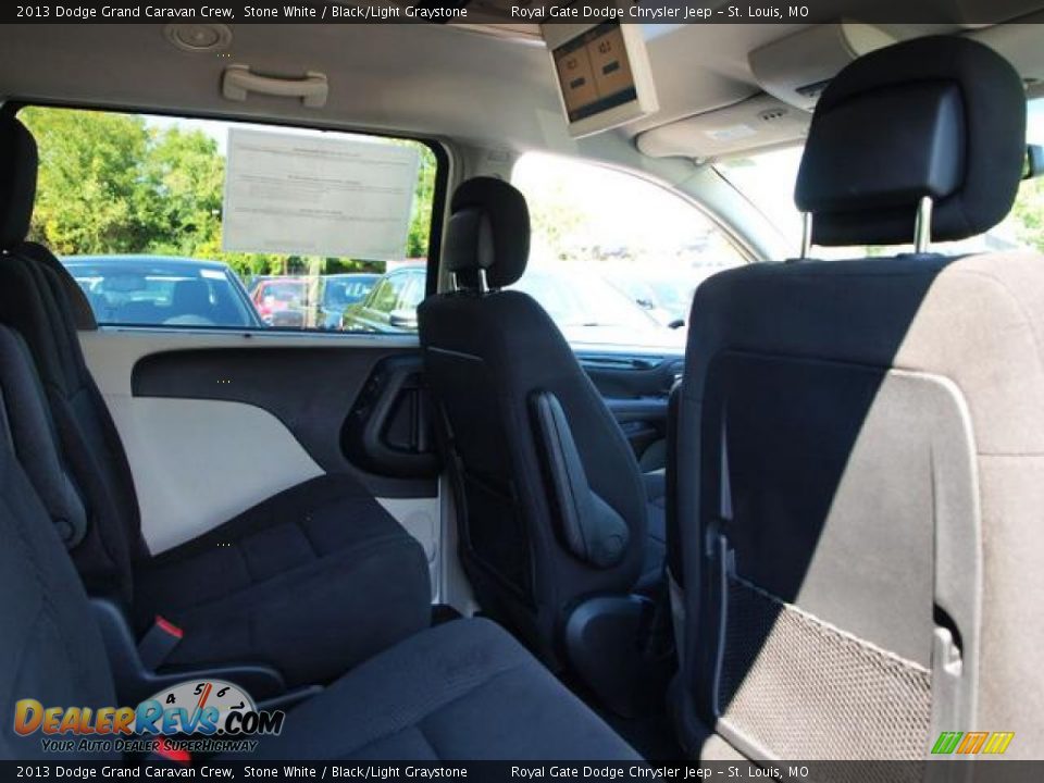 2013 Dodge Grand Caravan Crew Stone White / Black/Light Graystone Photo #4
