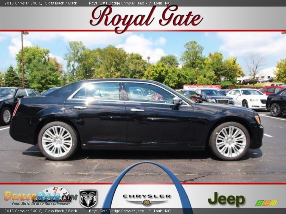 2013 Chrysler 300 C Gloss Black / Black Photo #1