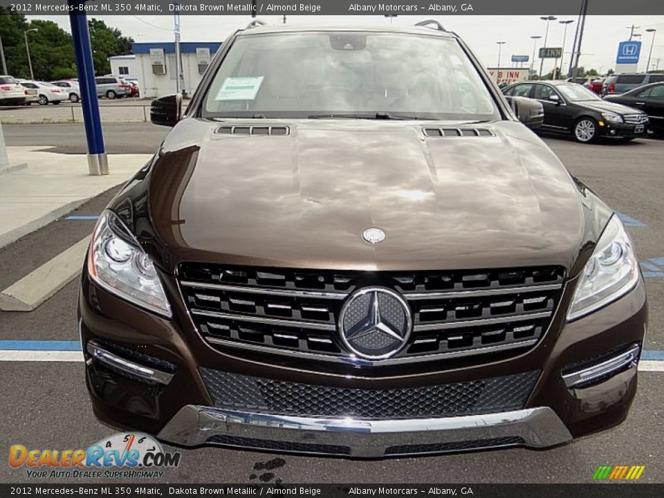 2012 Mercedes-Benz ML 350 4Matic Dakota Brown Metallic / Almond Beige Photo #3