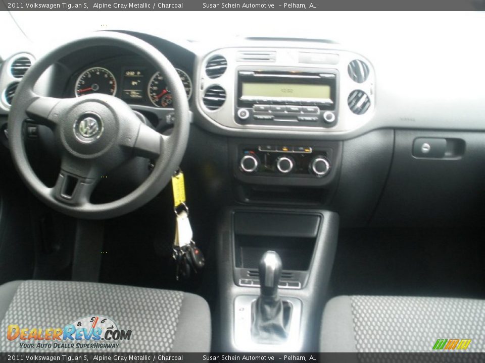 2011 Volkswagen Tiguan S Alpine Gray Metallic / Charcoal Photo #2