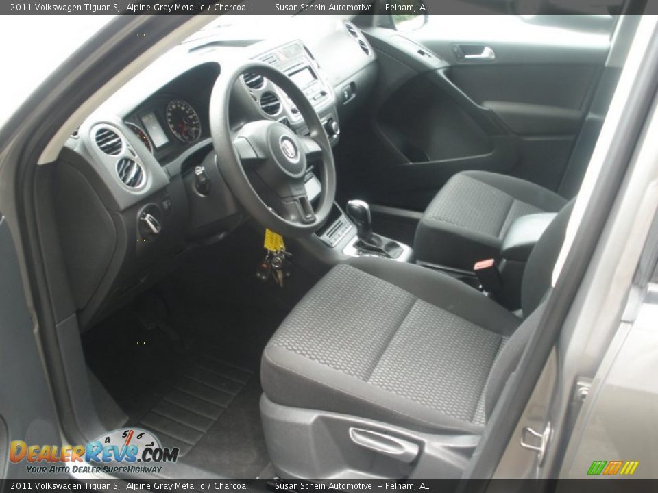2011 Volkswagen Tiguan S Alpine Gray Metallic / Charcoal Photo #3