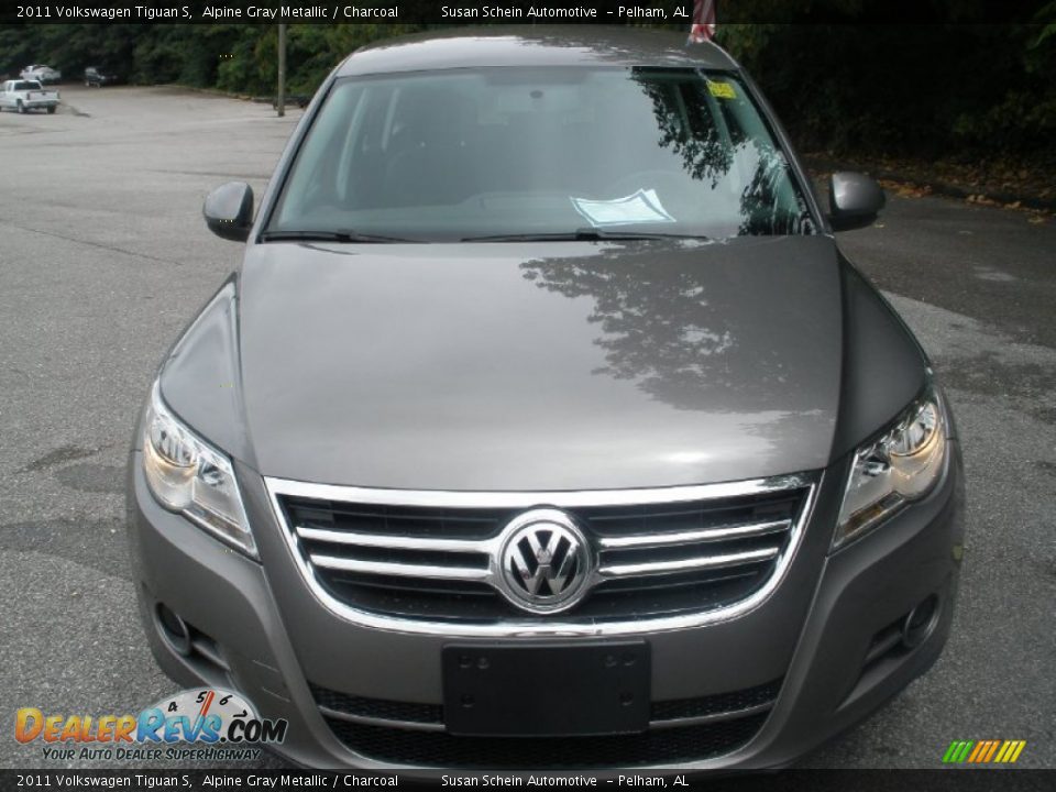 2011 Volkswagen Tiguan S Alpine Gray Metallic / Charcoal Photo #13
