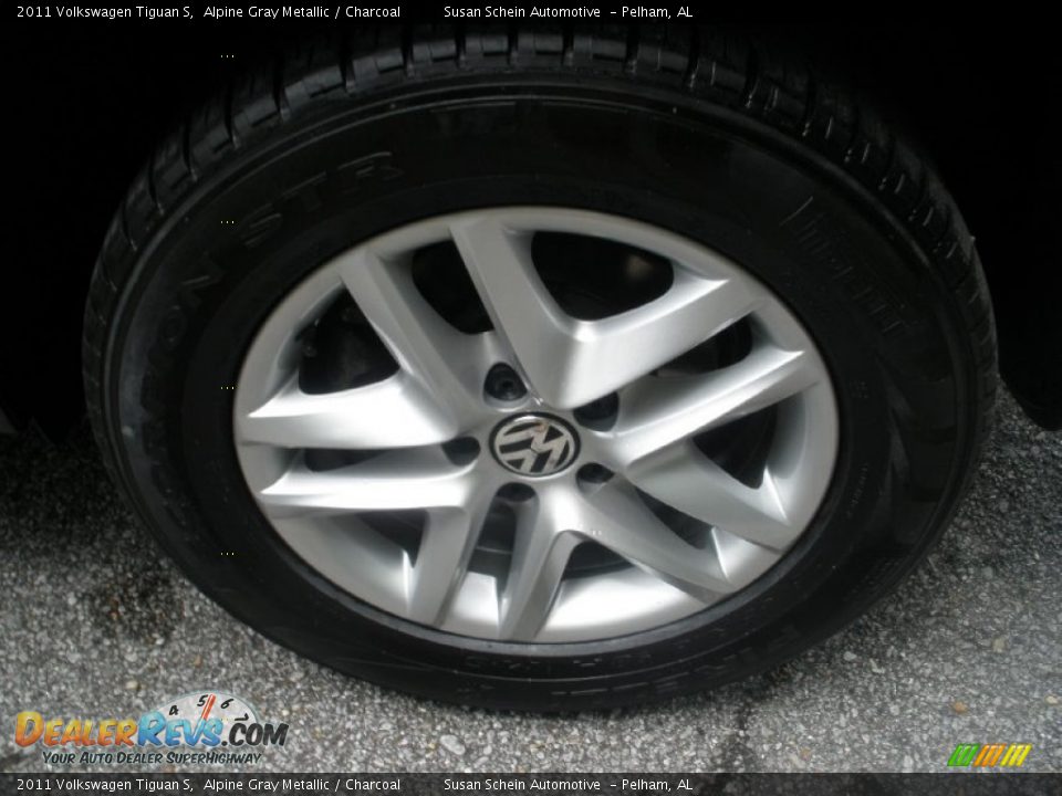 2011 Volkswagen Tiguan S Alpine Gray Metallic / Charcoal Photo #16