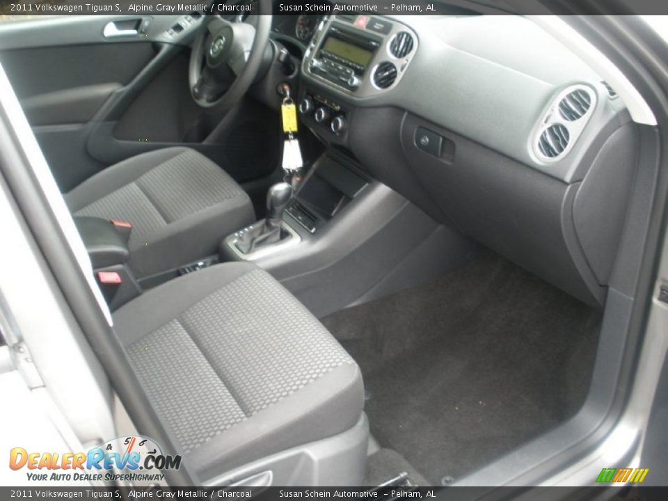 2011 Volkswagen Tiguan S Alpine Gray Metallic / Charcoal Photo #19