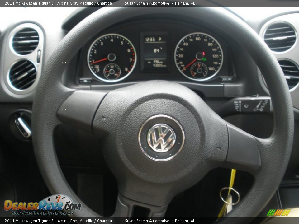 2011 Volkswagen Tiguan S Alpine Gray Metallic / Charcoal Photo #23