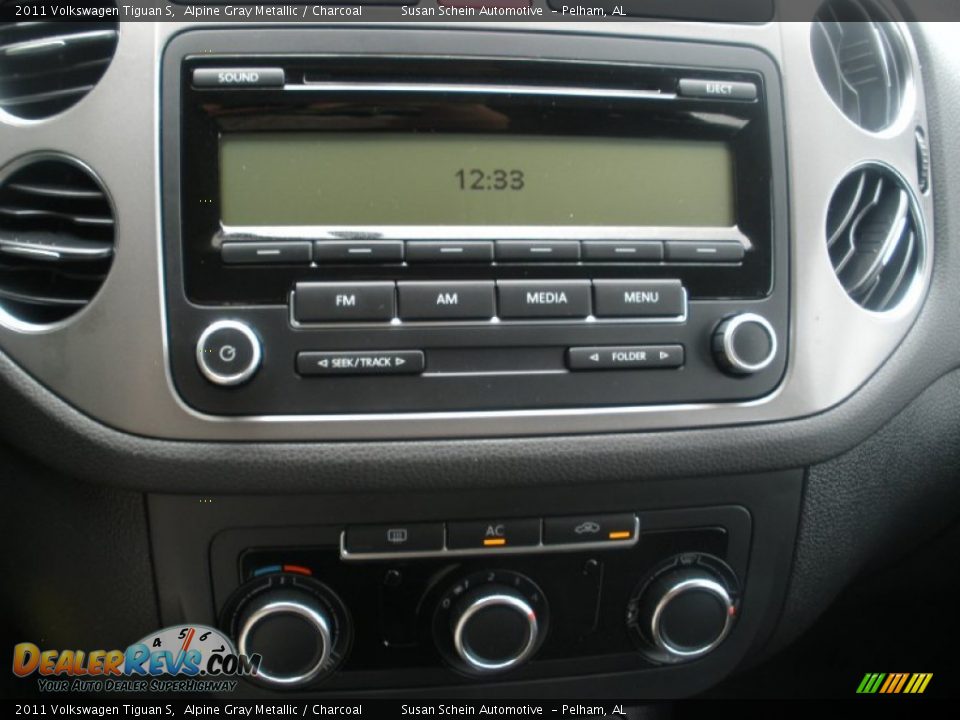 2011 Volkswagen Tiguan S Alpine Gray Metallic / Charcoal Photo #25
