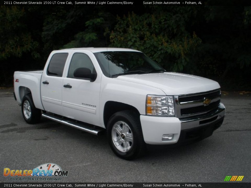 2011 Chevrolet Silverado 1500 LT Crew Cab Summit White / Light Cashmere/Ebony Photo #1