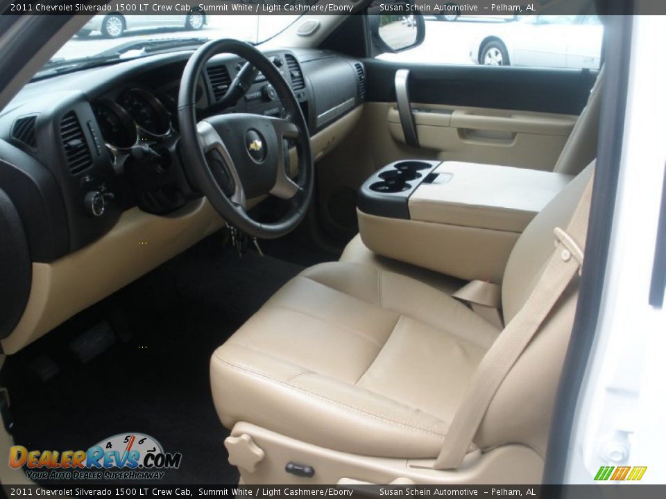2011 Chevrolet Silverado 1500 LT Crew Cab Summit White / Light Cashmere/Ebony Photo #4